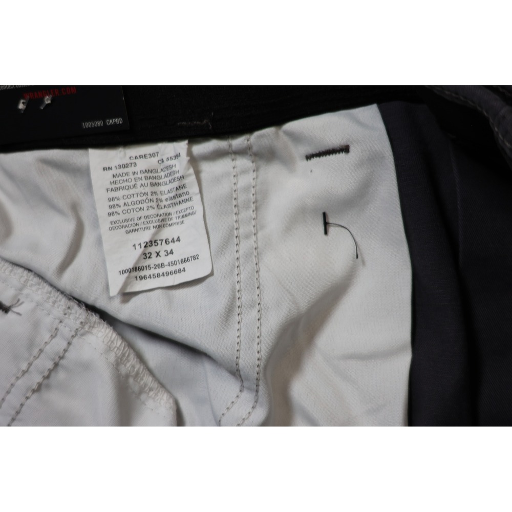 Wrangler ATG All Terrain Gear Mens Gray Cargo Pants 32x34 112357644 Stretch - Picture 5 of 6